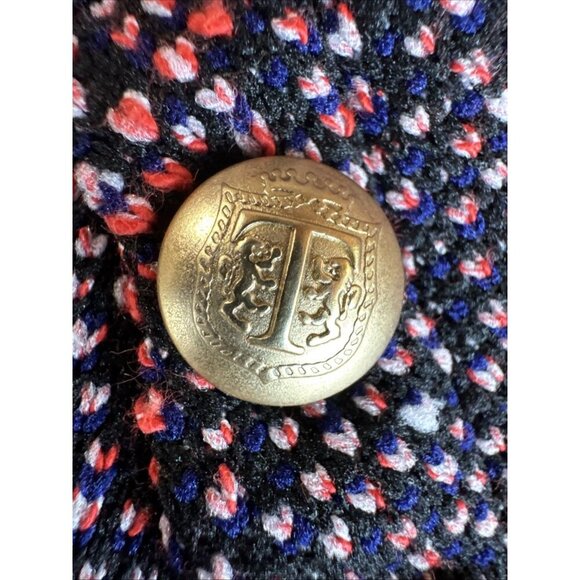 Talbots Shift Dress Button Detail Petite SP Red & Blue 3/4‎ Sleeve - Picture 4 of 8